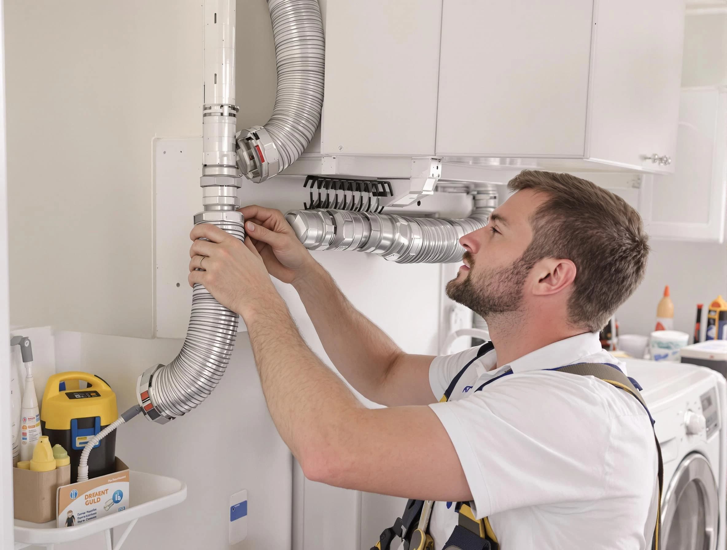 Professional dryer vent repair and installation by Columbia Dryer Vent Cleaning in Columbia