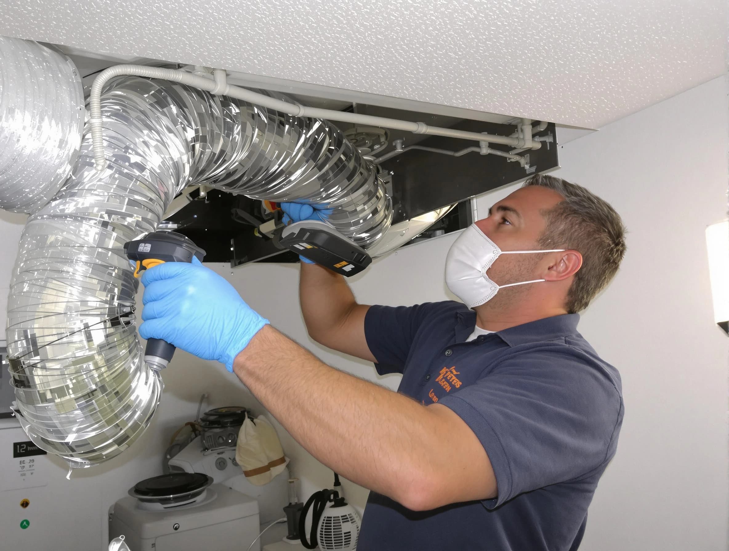 Columbia Dryer Vent Cleaning professional performing thorough residential dryer vent cleaning in Columbia