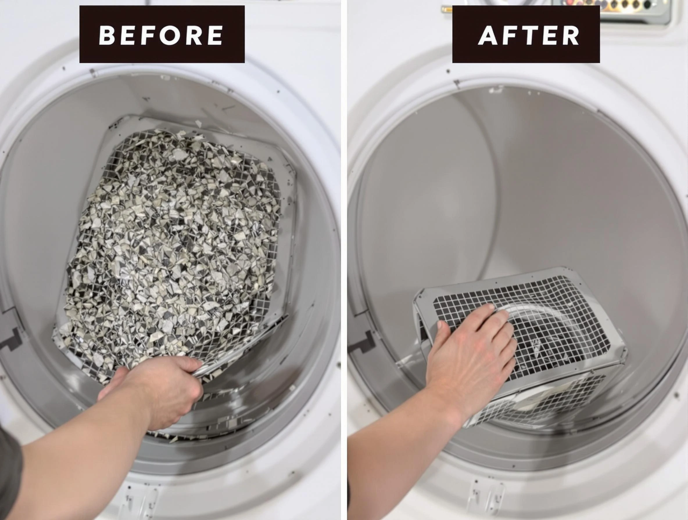 Professional lint trap cleaning by Columbia Dryer Vent Cleaning in Columbia