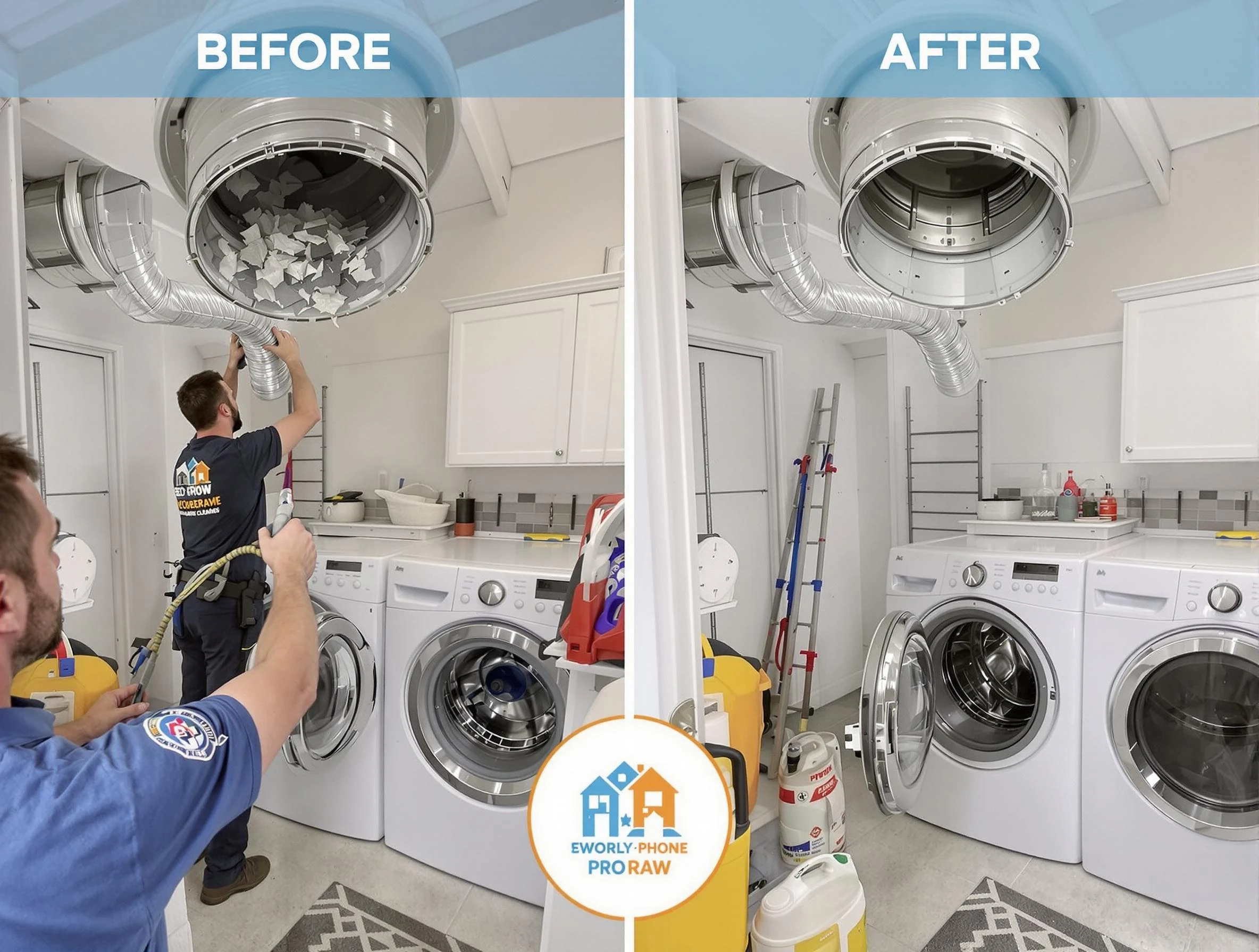 Residential dryer vent cleaning by Columbia Dryer Vent Cleaning in Columbia